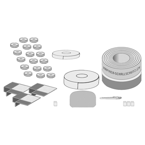 S112204 Zargen-Wannendichtband ISO-SET HAFNER